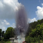 СУ0101612 Дневная батарея салютов "SMOKE MINE" (1,2" х 16 залпов)