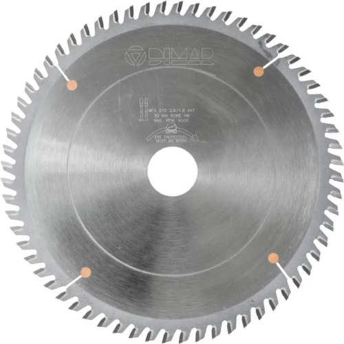 Пильный диск,, D210x30x2,8 Z64 DIMAR 90105436