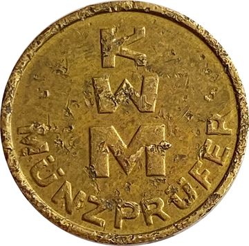 Жетон оплаты парковки «KWM Münzprüfer»