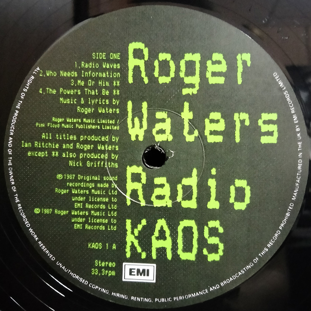 Roger Waters / Radio K.A.O.S. (LP)
