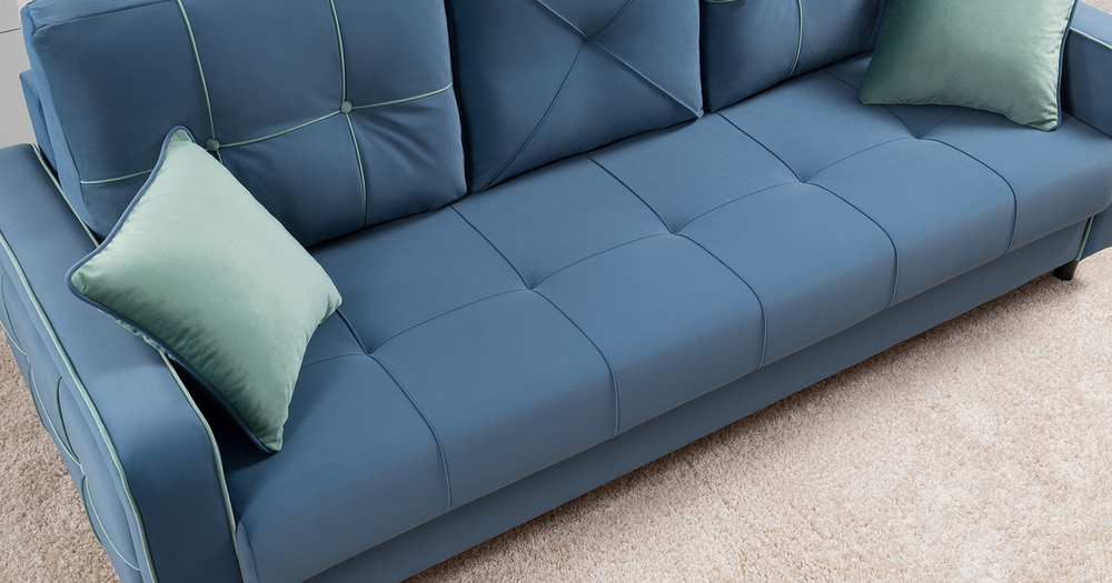 Диван кровать Черри, Синий