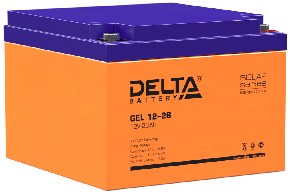 Батарея  Delta GEL 12-26