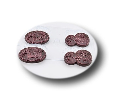 Форма для шоколада ШОКО-ВОСЬМЕРКИ, пластик