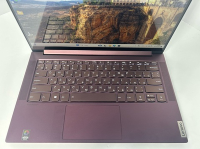 Ноутбук Lenovo Yoga Slim 7i 14IIL05 (82A10085RU) 14"/Intel Core i7-1065G7/RAM 16GB/SSD 512GB/Intel Iris Plus Graphics/1920*1080/IPS/Windows 11/Подсветка кл-ры: LED/Орхидея. Состояние: B1