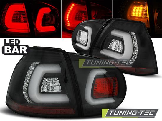 Фонари LED BAR BLACK для VW GOLF 5 10.03-09