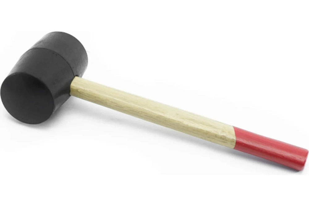 Резиновая киянка Политех 400 г деревянная ручка 2542400