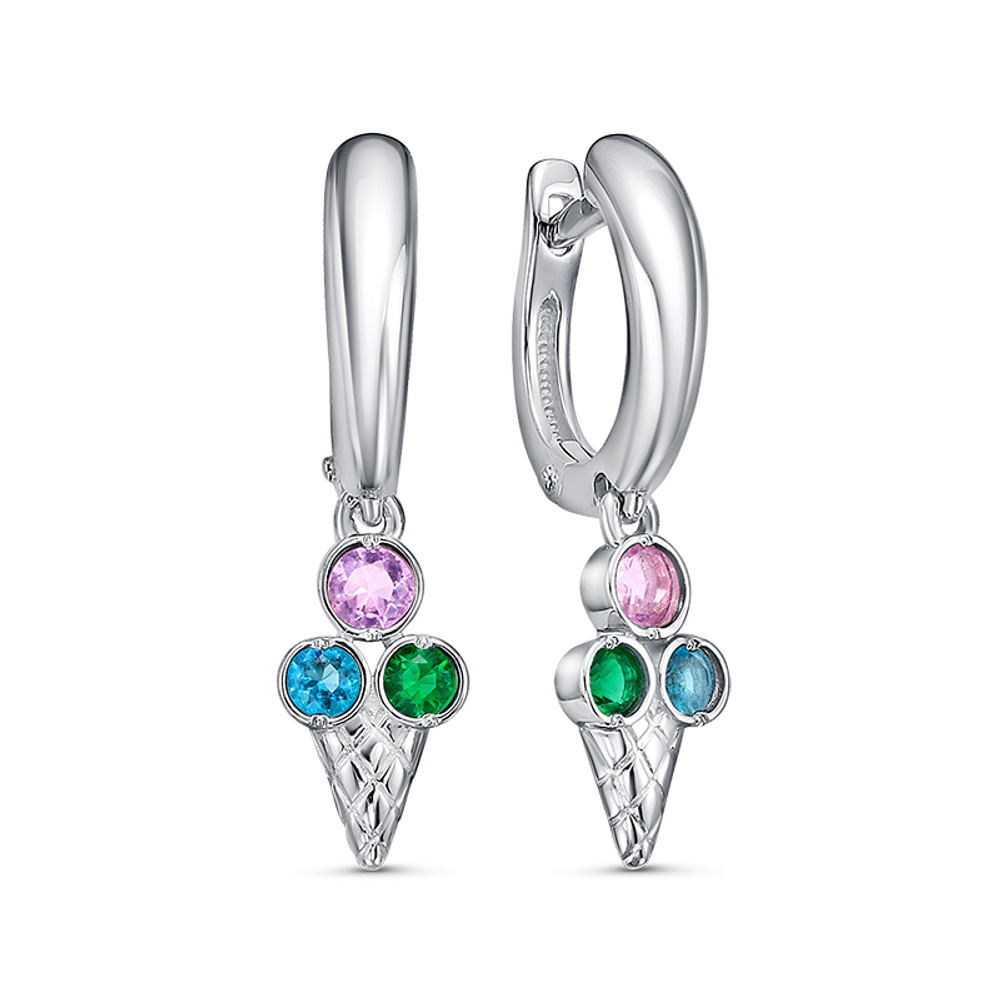Серьги из серебра 925 пробы
