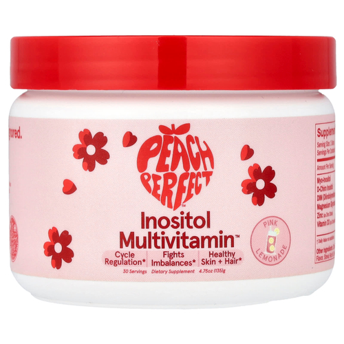 Peach Perfect, Inositol Multivitamin™, со вкусом розового лимонада, 135 г (4,75 унции)