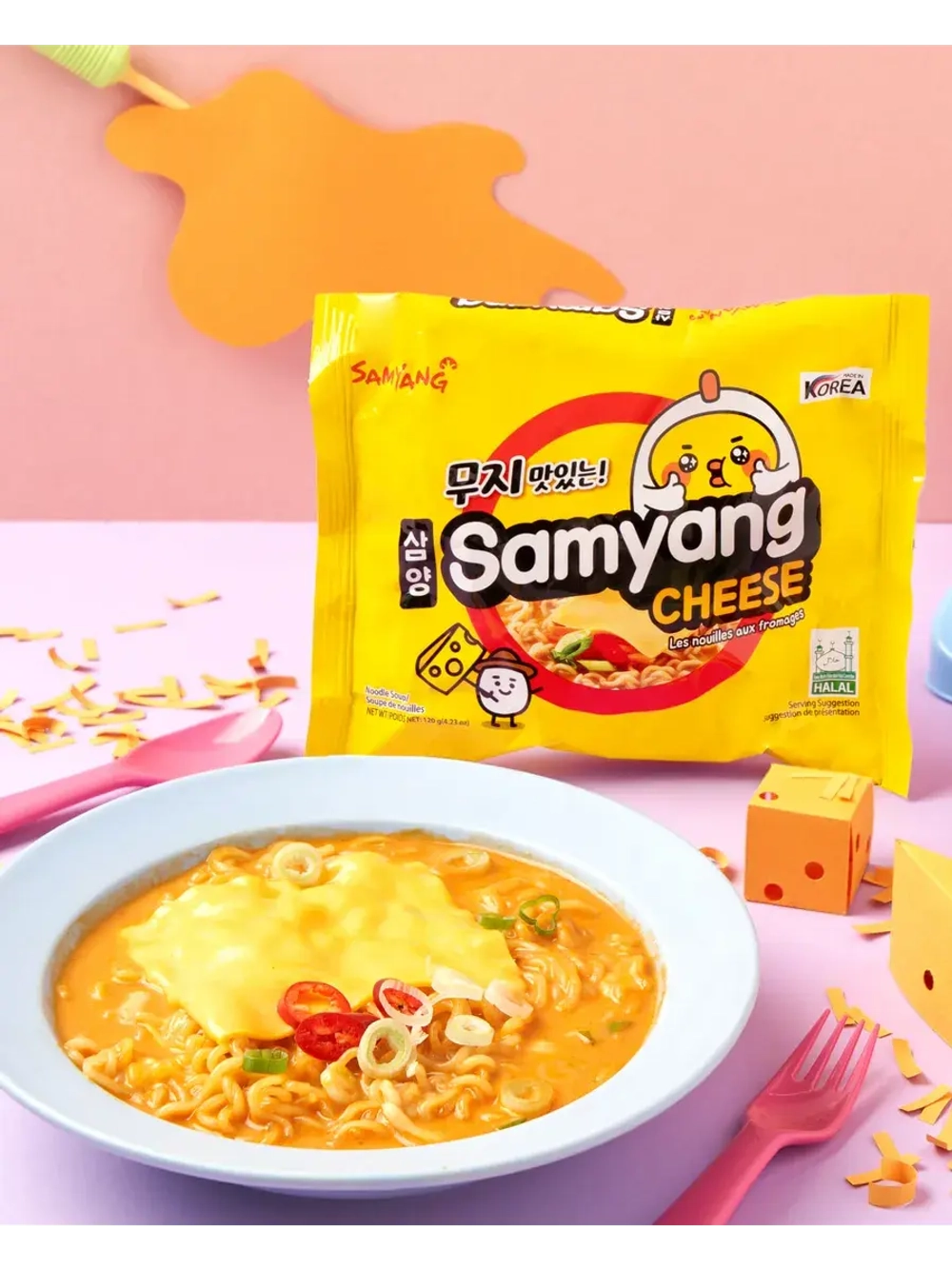 Набор Рамена из Азии Самянг ассорти вкусов 3 шт
