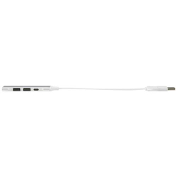 Alkaid 4-портовый концентратор USB-A и Type-C из переработанного алюминия с двумя входами