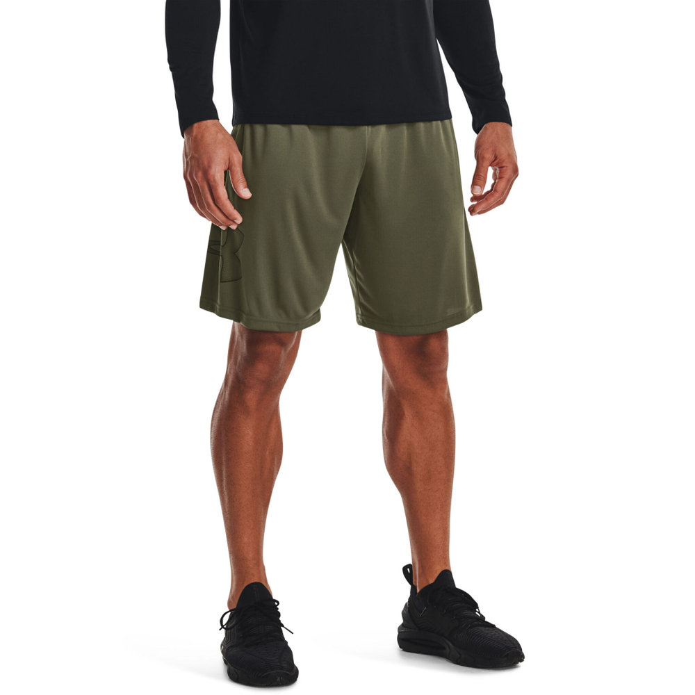 Мужские теннисные шорты Under Armour Tech Graphic Shorts Men - Olive