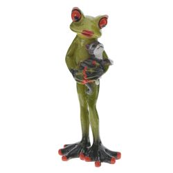 GAEM Фигурка декоративная "Лягушка", L6,5 W5 H15 см