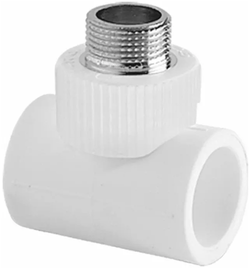 Тройник ПП комб. д32х1/2 нар.р ТЕБО