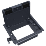 Лючок ревизионный в пол 8 мод.,  крышка ABS + гальванизированная стальная вставка