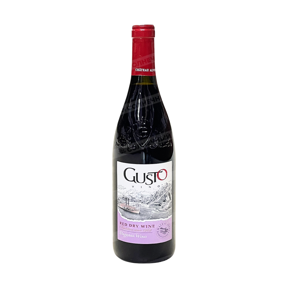 Вино Gusto красное сухое 0,75 л