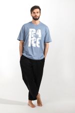 Фуфайка (футболка) мужская Герой-5 Виотекс ГОЛУБОЙ