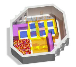 Батутная арена - проект парка с оборудованием - купить по цене производителя - "ЗВЕЗДА"