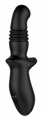 Черный вибромассажер простаты Nexus Thrust с возвратно-поступательными движениями (Цвет: черный)