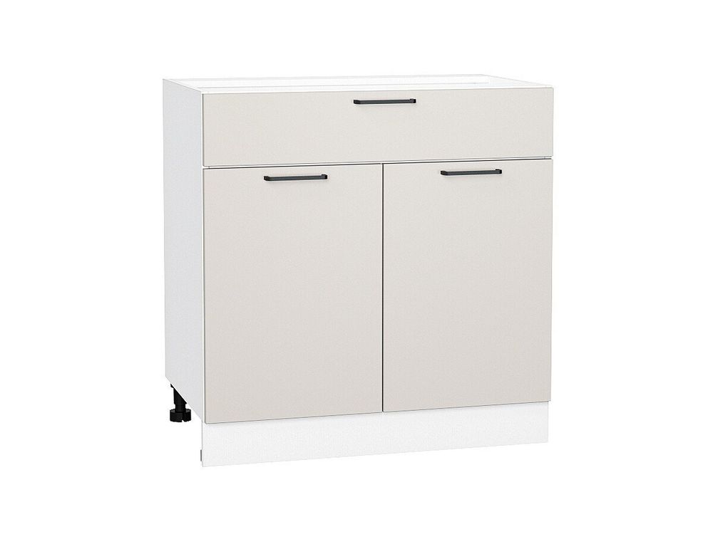 Шкаф нижний с 2-мя дверцами и ящиком Флэт