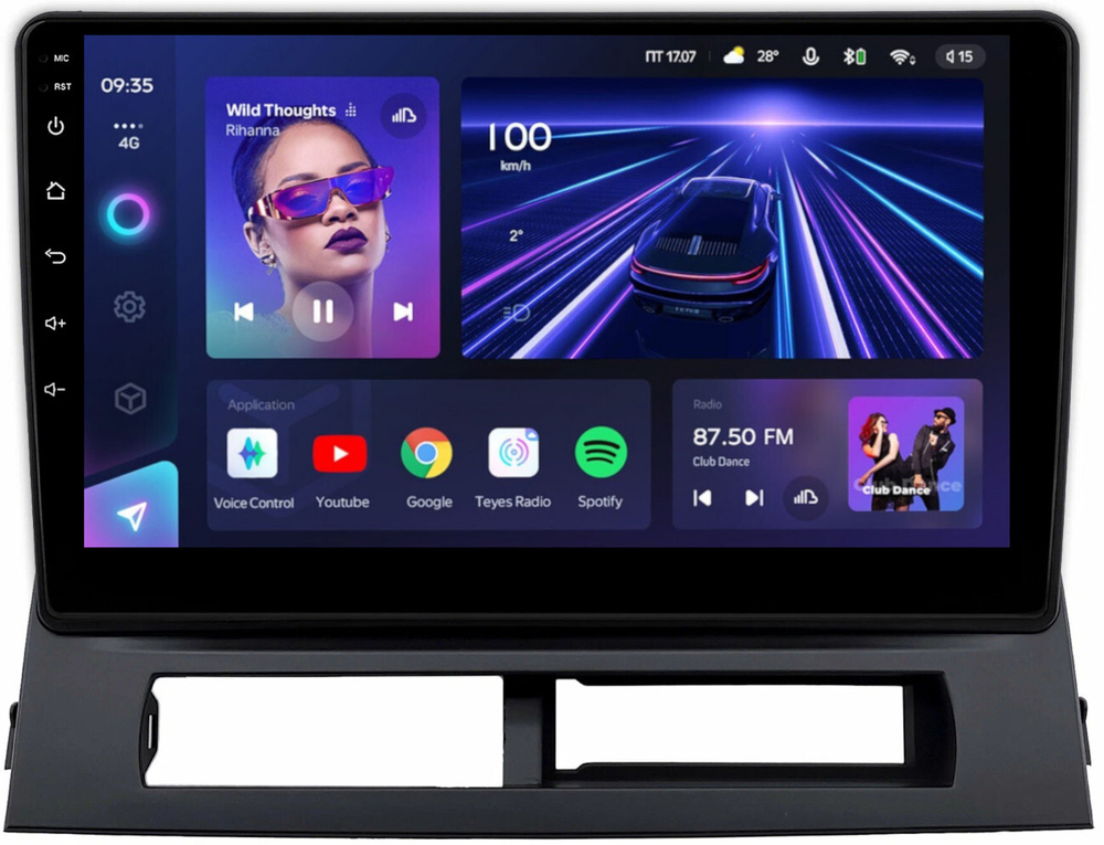 Магнитола для Toyota Prius 20 2003-2011 (наверх) - Teyes CC3L на Android 10, 8-ядер, CarPlay, 4G SIM-слот