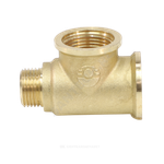 Тройник латунь переходной Ду 20х20х15 (3/4"х3/4"х1/2") ВР/ВР/НР VALFEX VF.134.L.034.034.012