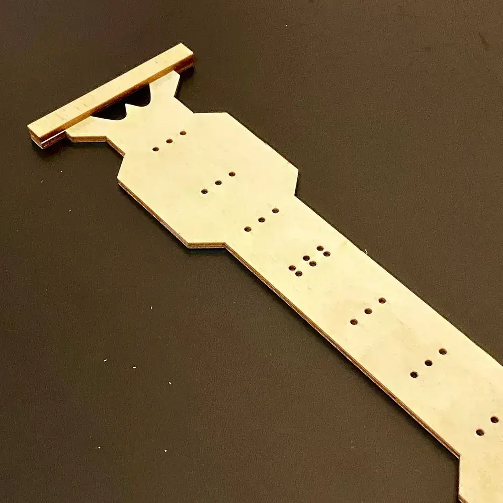 Мебельный шаблон для разметки направляющих ящиков РШН-500