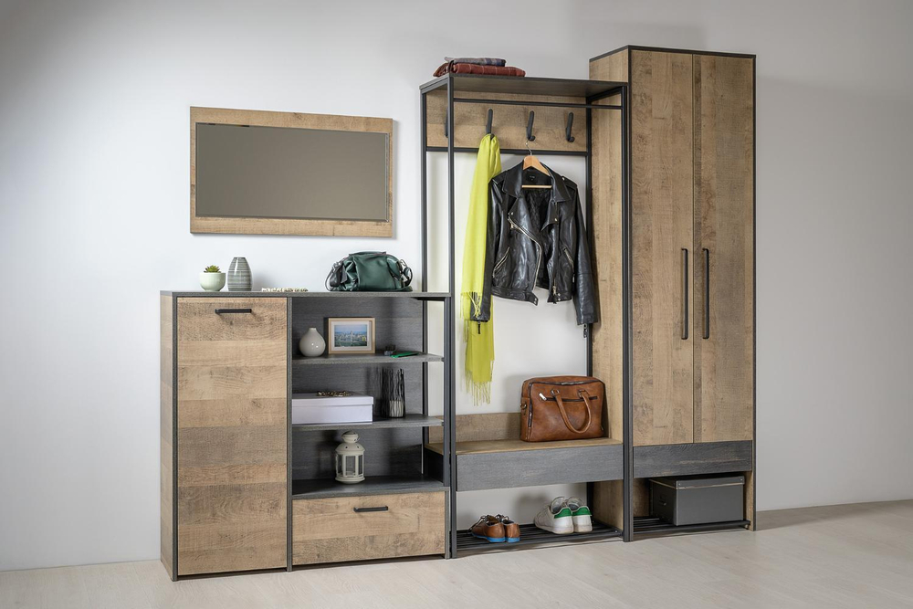 Прихожая 15.120 N Трувор Дуб Гранж Песочный, Интра