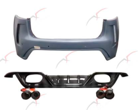 Карбоновый бампер для Jaguar F-Pace 2016-2020 Ягуар