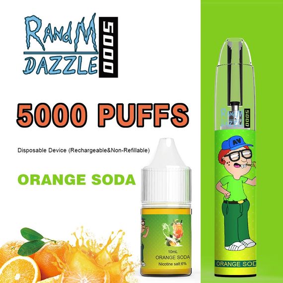 RandM Dazzle 5000 - Orange Soda (5% nic)