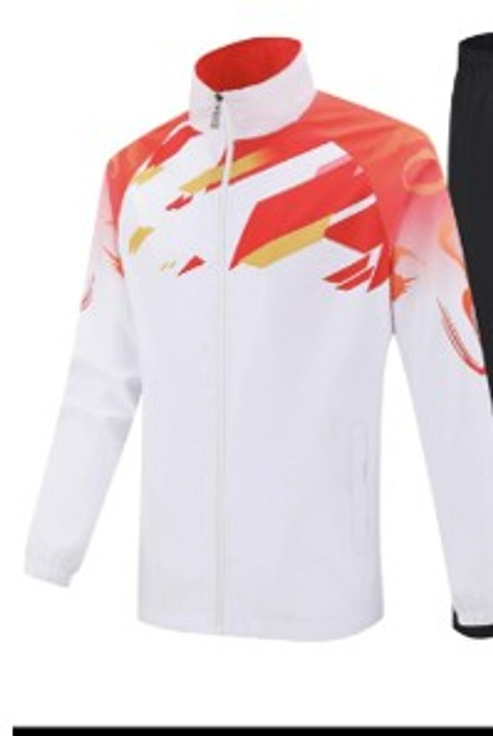 Олимпийка Tigershop   white with orange 858