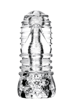 Мастурбатор нереалистичный Lingam by TOYFA Savitri, TPE, прозрачный, 14 см