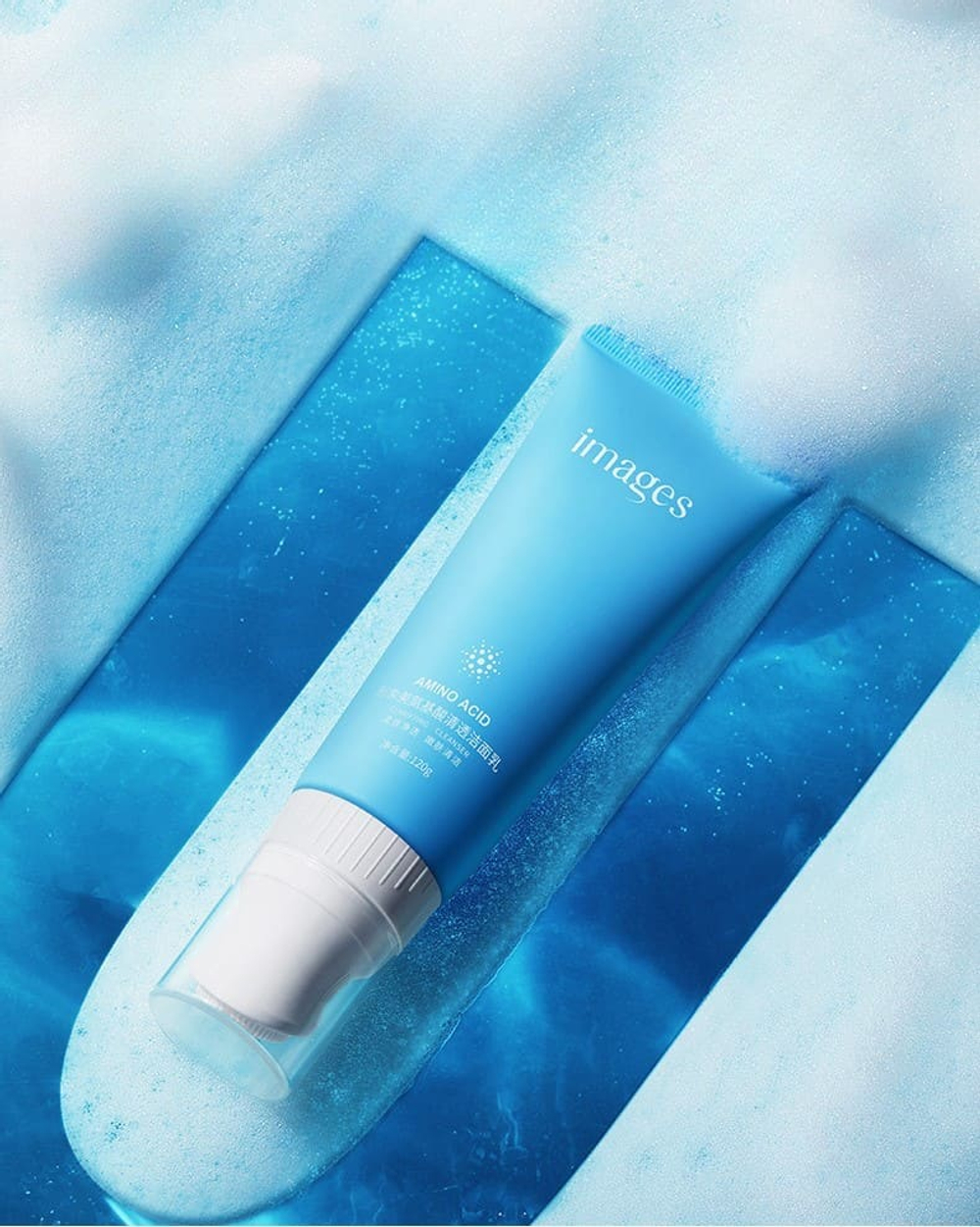 Гель для умывания с аминокислотами и массажной щёточкой, 120г