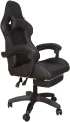 Кресло игровое Gramber А01 Экокожа черная/Черный