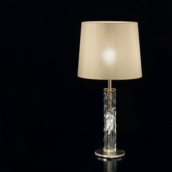 Настольная лампа IDL 423B/1LP 24kt gold plated + brushed chrome (Италия)