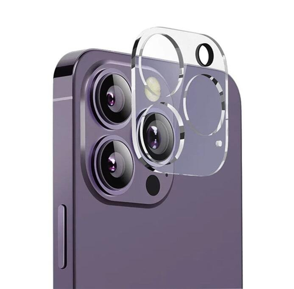 Защитное стекло на камеру iPhone 14 Pro/14 Pro Max (прозрачный)