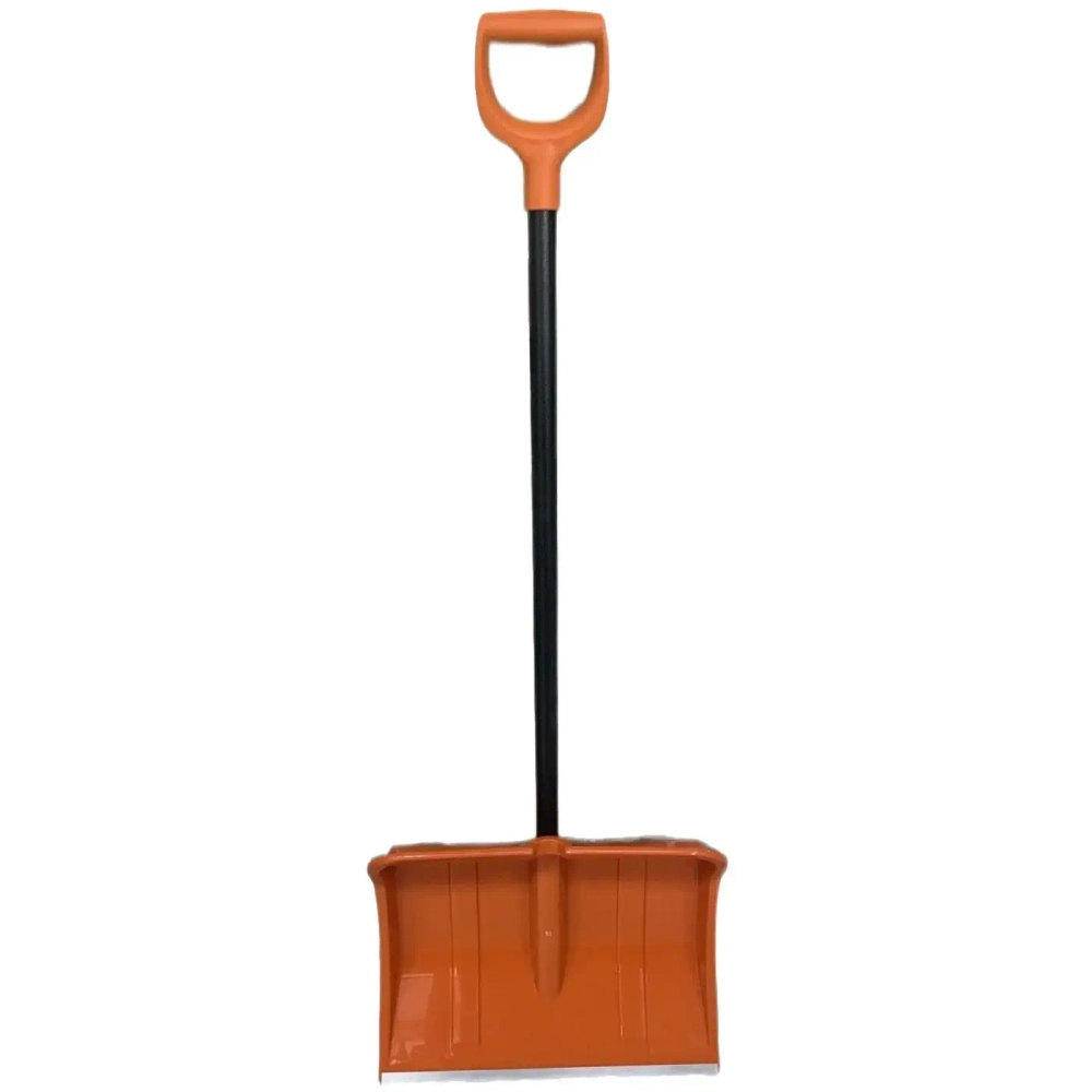 Лопата снеговая «Вьюга №2 Премиум» (ал.пл) 500*375мм с металл. чер. и V-обр ручкой