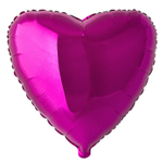 Шар фольгированный Сердце 45 см (Фиолетовый)