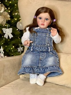 Кукла Реборн мягконабивная 60см в пакете (FA-610)