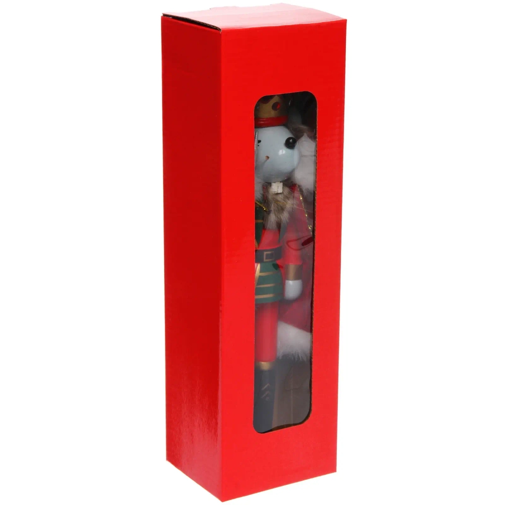 Фигурка новогодняя "Щелкунчик - Мышиный король" 9*7,7*30 см