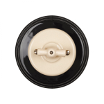 Рамка 1 постовая, керамика, цвет черный BF2-610-03