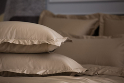 Простыня German Grass 240х260 Caramel Beige Allure бежевая