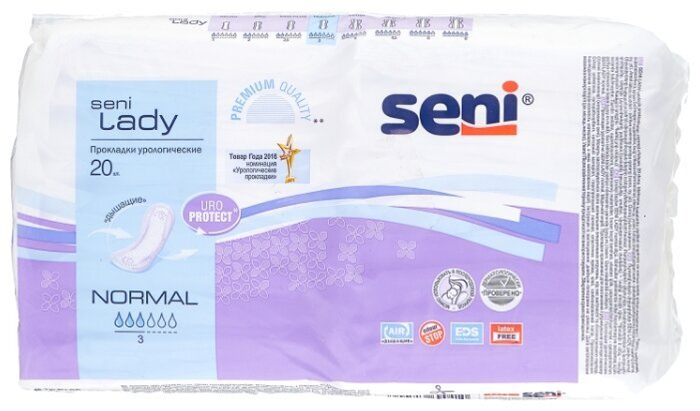 Прокладки урол. SENI LADY NORMAL 20 шт