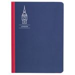 Блокнот с резинкой в клетку 96 л., А5 (145х203 мм), твердая обложка, BRAUBERG, "London", 113720