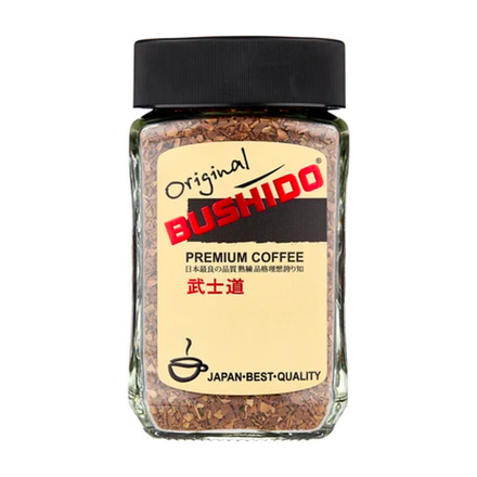 Кофе растворимый Bushido Original, 100 г, стеклянная банка