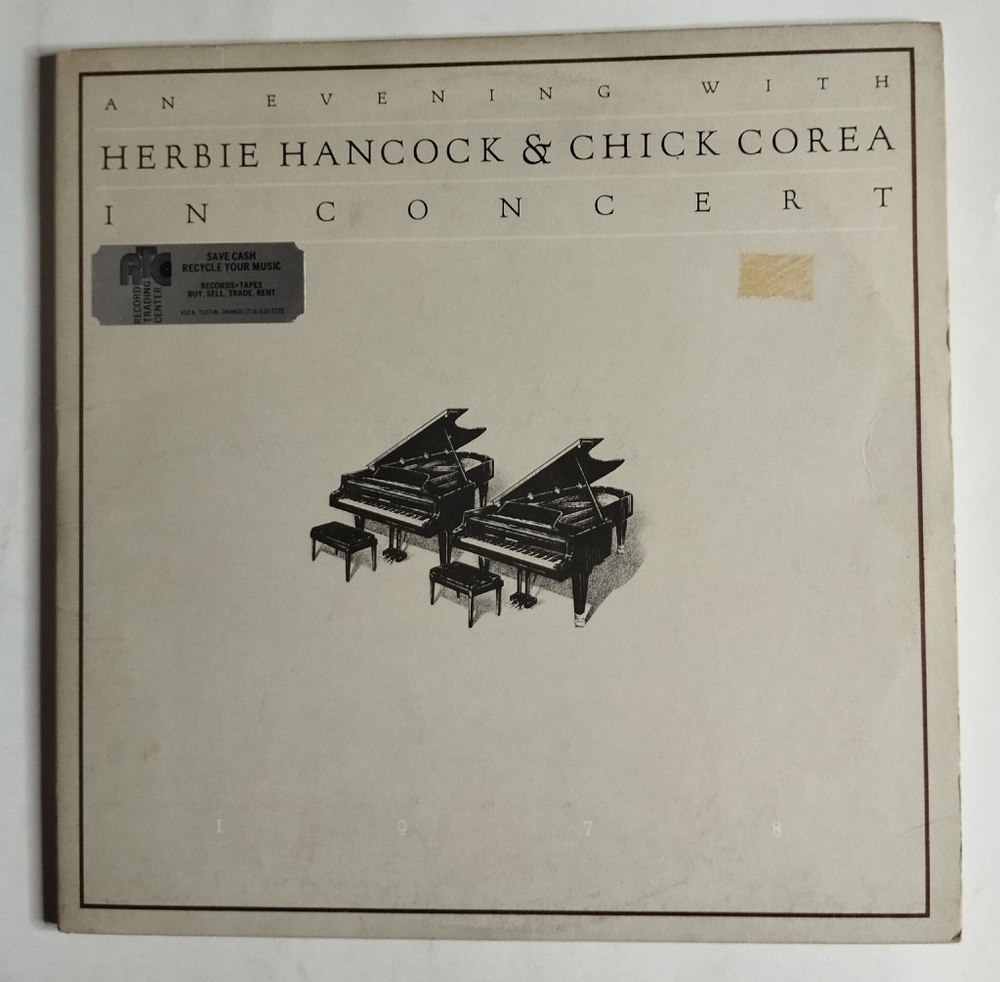 Винтажная виниловая пластинка LP An Evening With Herbie Hancock and Chick Corea In Concert 1978 (USA 1978)