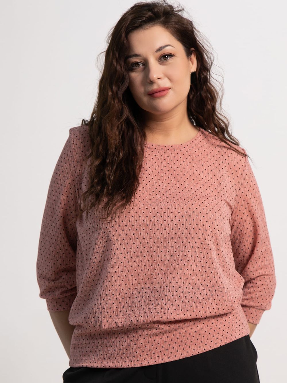 Блуза Люмия (пыльная роза) Б15298-3М LT Collection