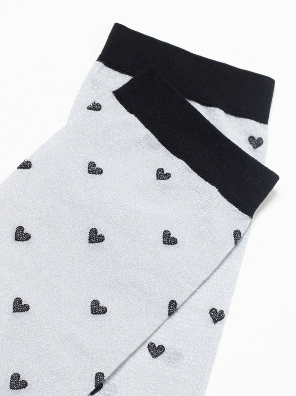 CONTE FANTASY Сияющие носки с объемными рисунками «Hearts»