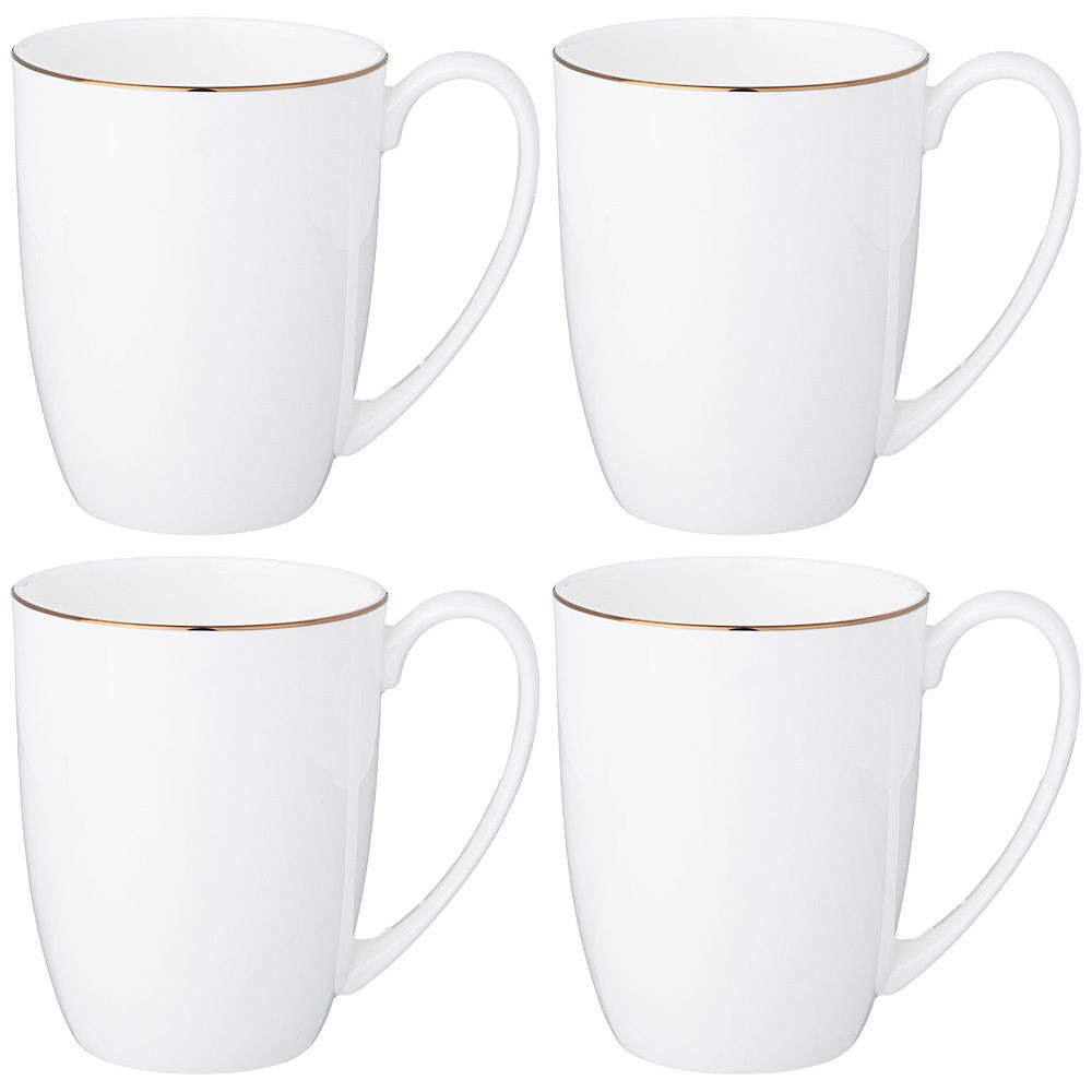 НАБОР КРУЖЕК LEFARD "КРИСТАЛ'' ГОЛД 4 ШТ. 350 МЛ