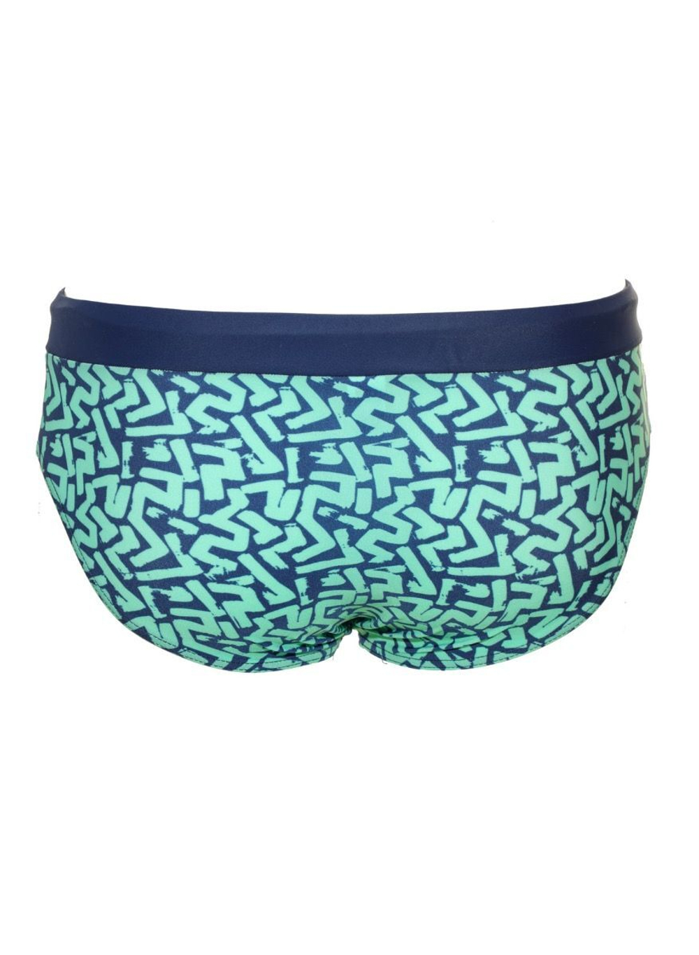 Мужские пляжные плавки с принтом (Размер: L) (Цвет: красный)