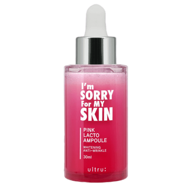 Сыворотка для лица ампульная I'm Sorry for My Skin Pink Lacto Ampoule ферменты лактобактерий (8000 ppm) 50 мл
